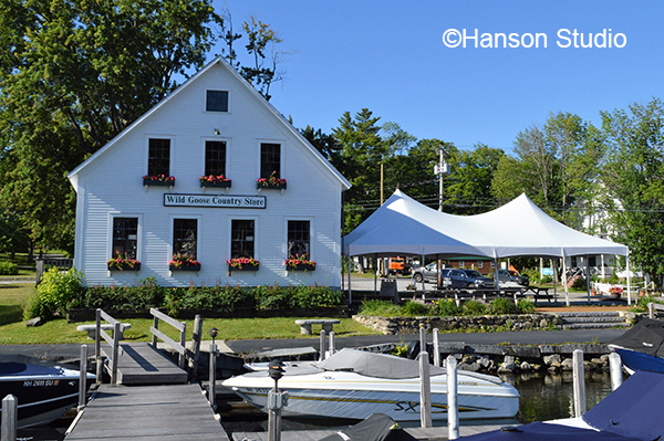 Sunapee Harbor, NH - Wild Goose Country Store from the Harbor
